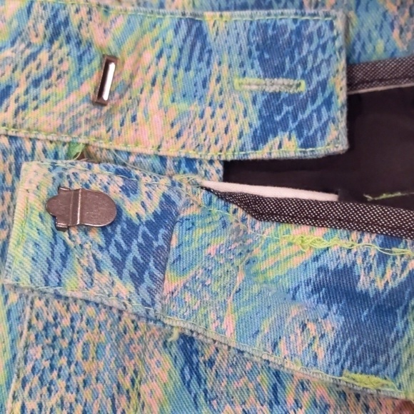 HURLEY aqua snakeskin shorts sz 11 - Picture 3 of 6